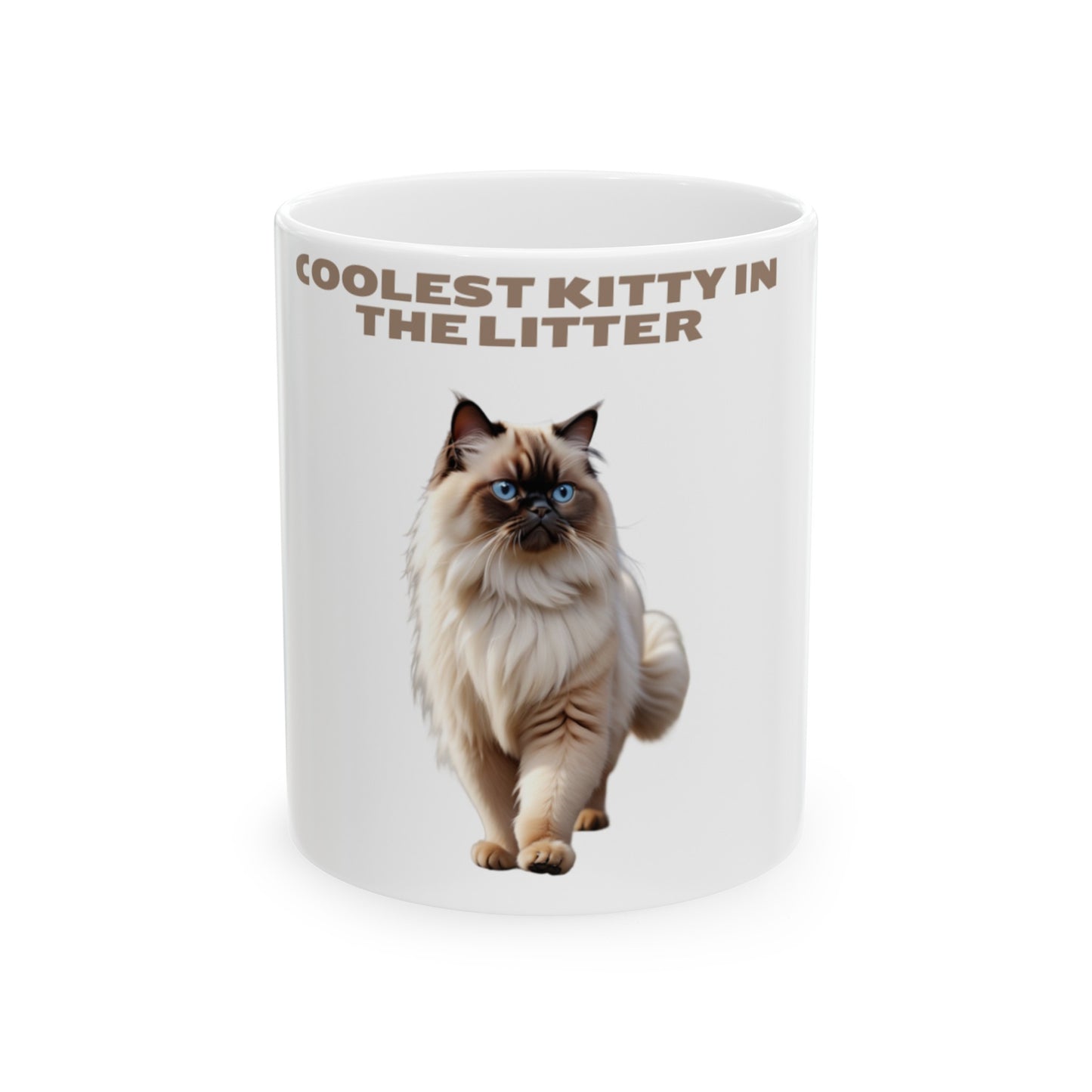 Himalayan cat, Ceramic Mug, (11oz) 0$ S&H