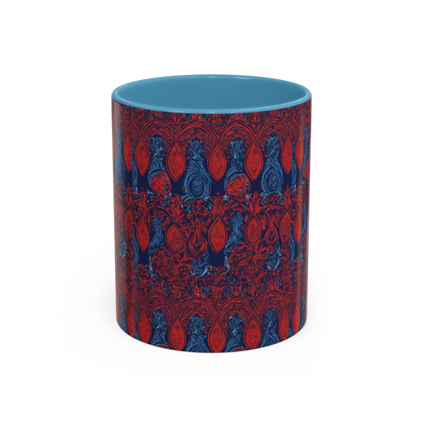 Red/Blue, Accent Coffee Mug (11oz) 0$ S&H