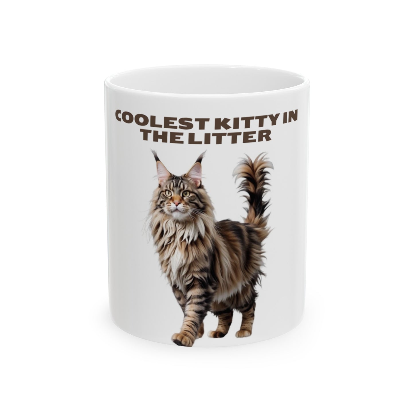 Maine Coon cat, Ceramic Mug, (11oz) 0$ S&H