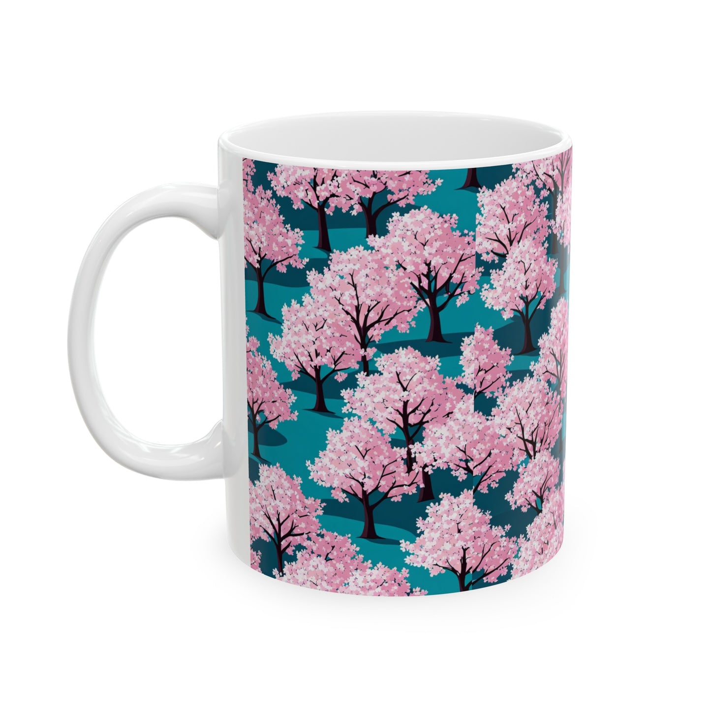 Cherry Blossom, Ceramic Mug, (11oz) 0$ S&H