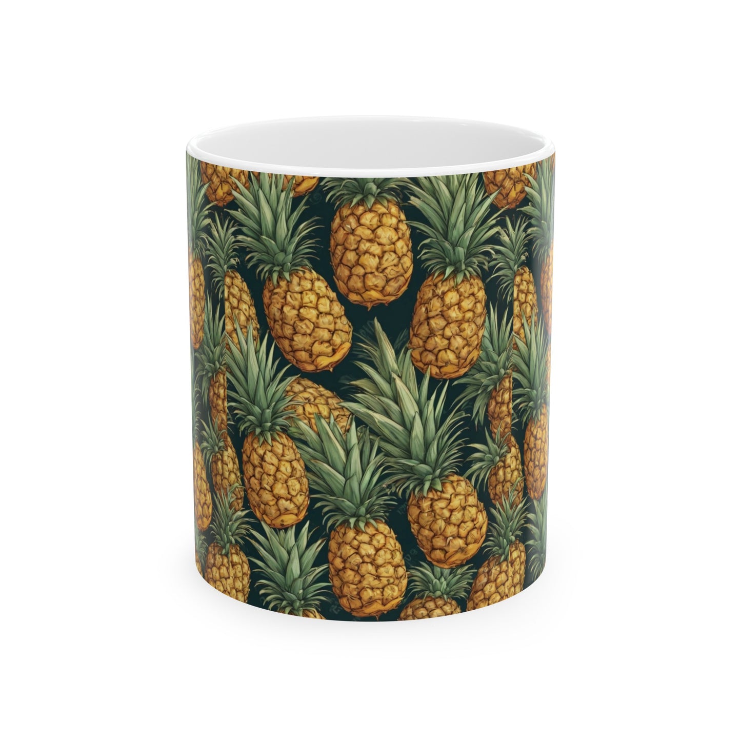 Pineapples,Ceramic Mug, (11oz) 0$ S&H