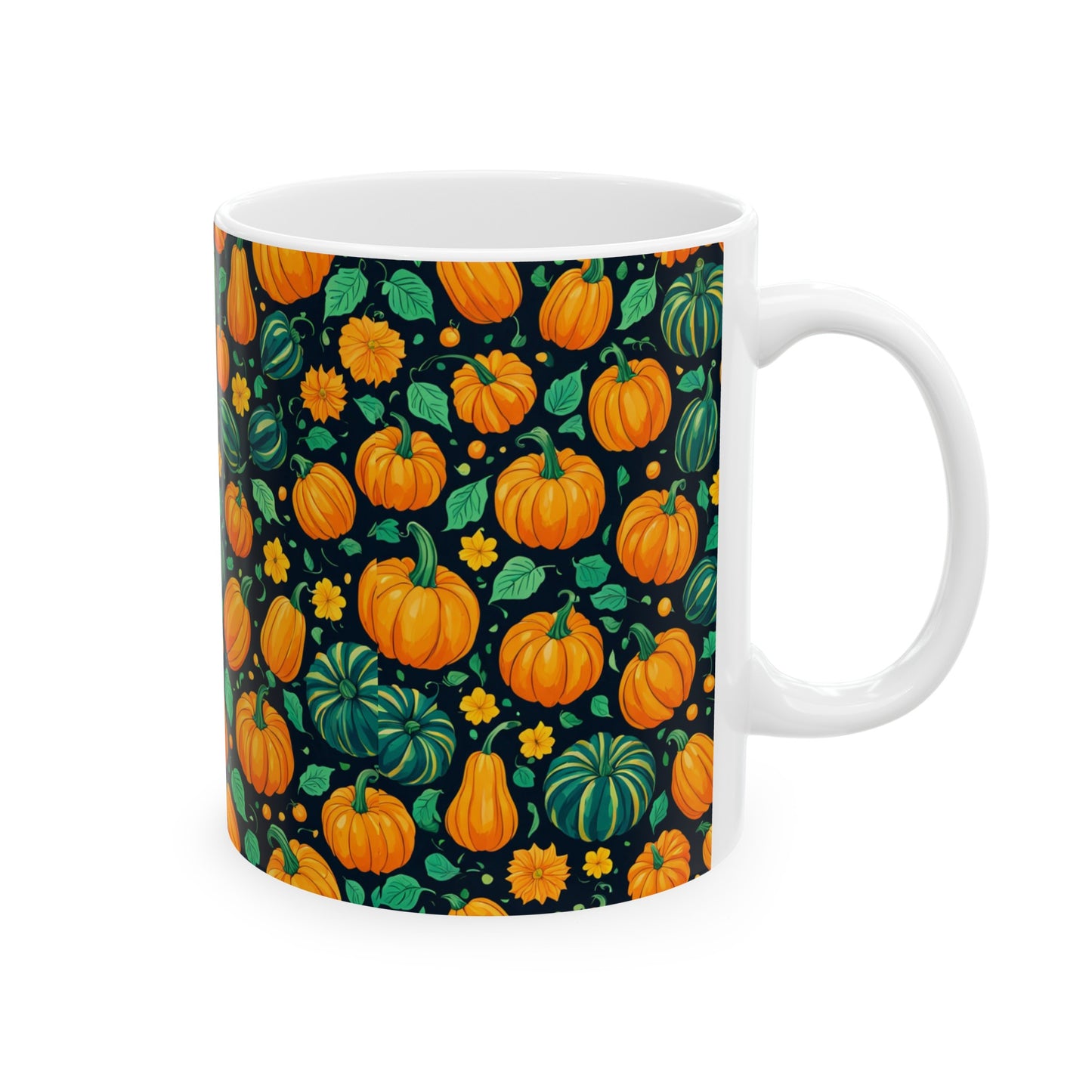 Pumpkin Patch, Ceramic Mug, (11oz) 0$ S&H