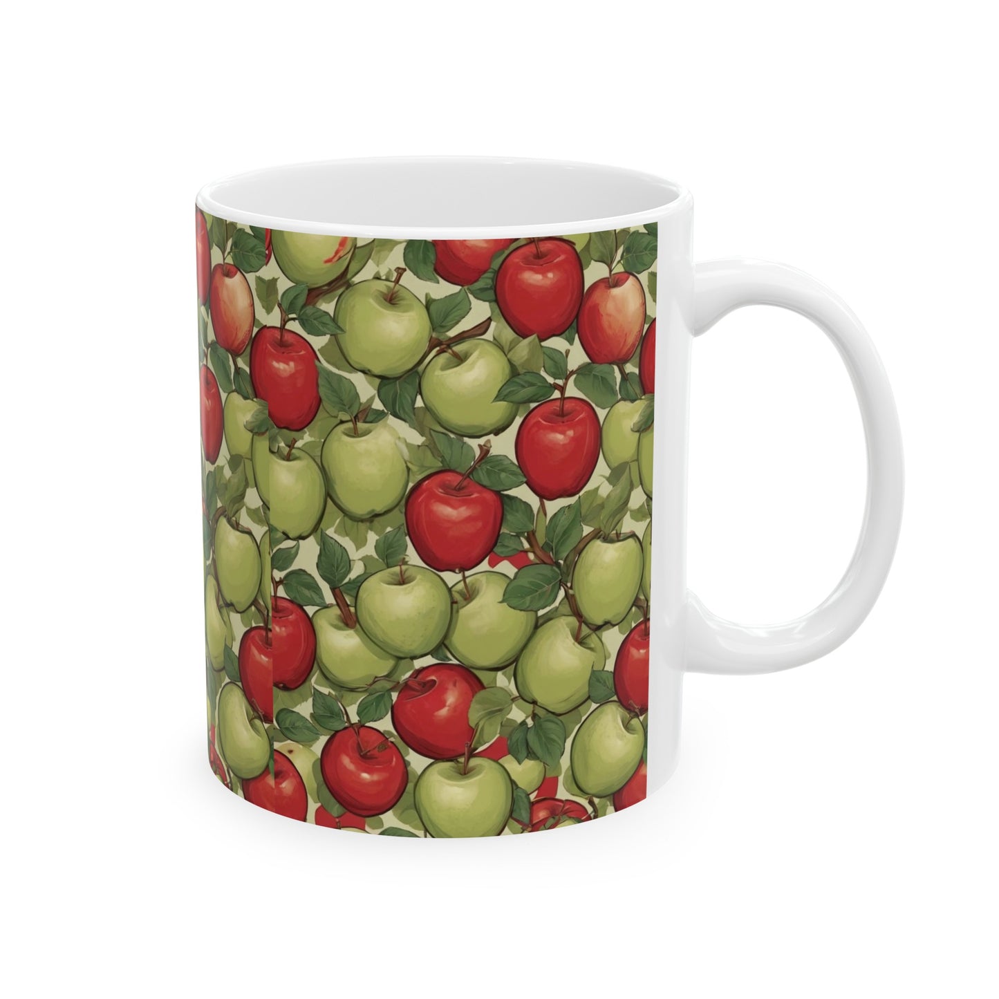 Apples, Ceramic Mug, (11oz) 0$ S&H