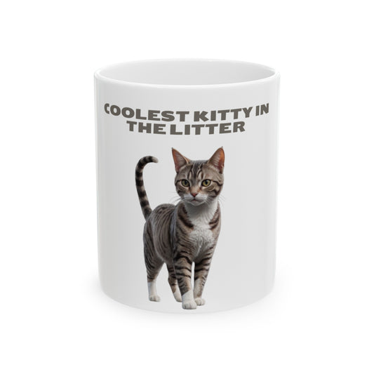 Domestic shorthair, Ceramic Mug, (11oz) 0$ S&H