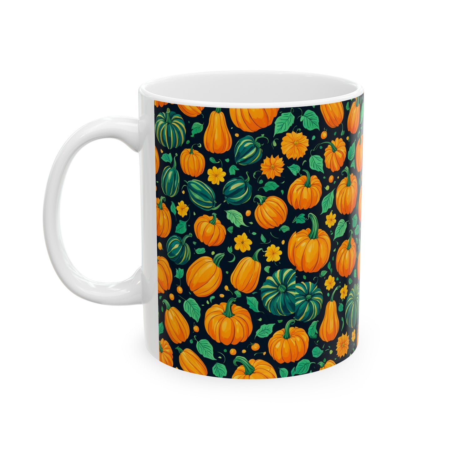 Pumpkin Patch, Ceramic Mug, (11oz) 0$ S&H