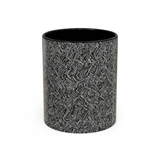 Black/white static, Accent Coffee Mug (11oz) 0$ S&H