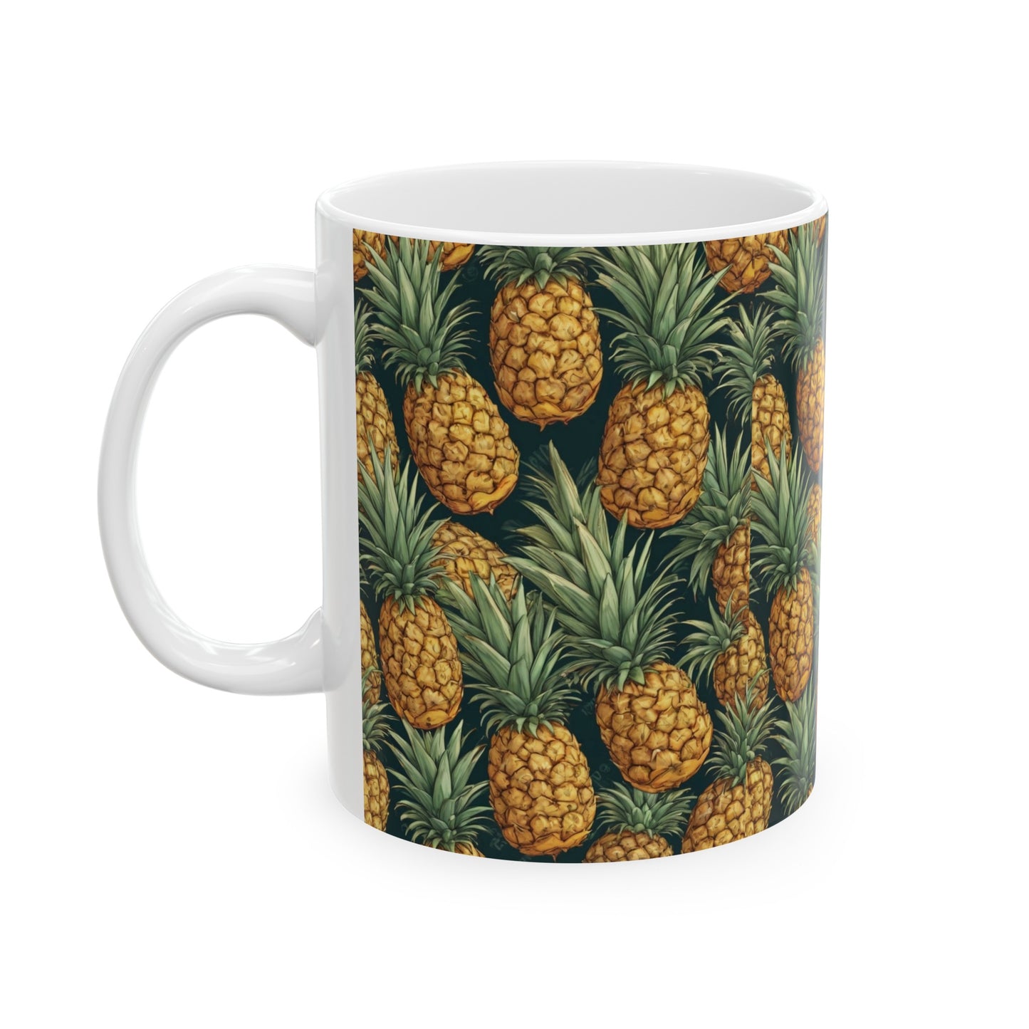 Pineapples,Ceramic Mug, (11oz) 0$ S&H