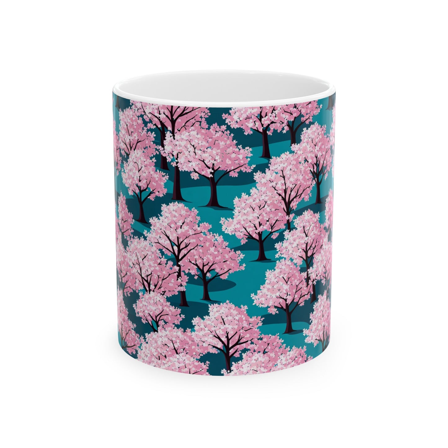 Cherry Blossom, Ceramic Mug, (11oz) 0$ S&H