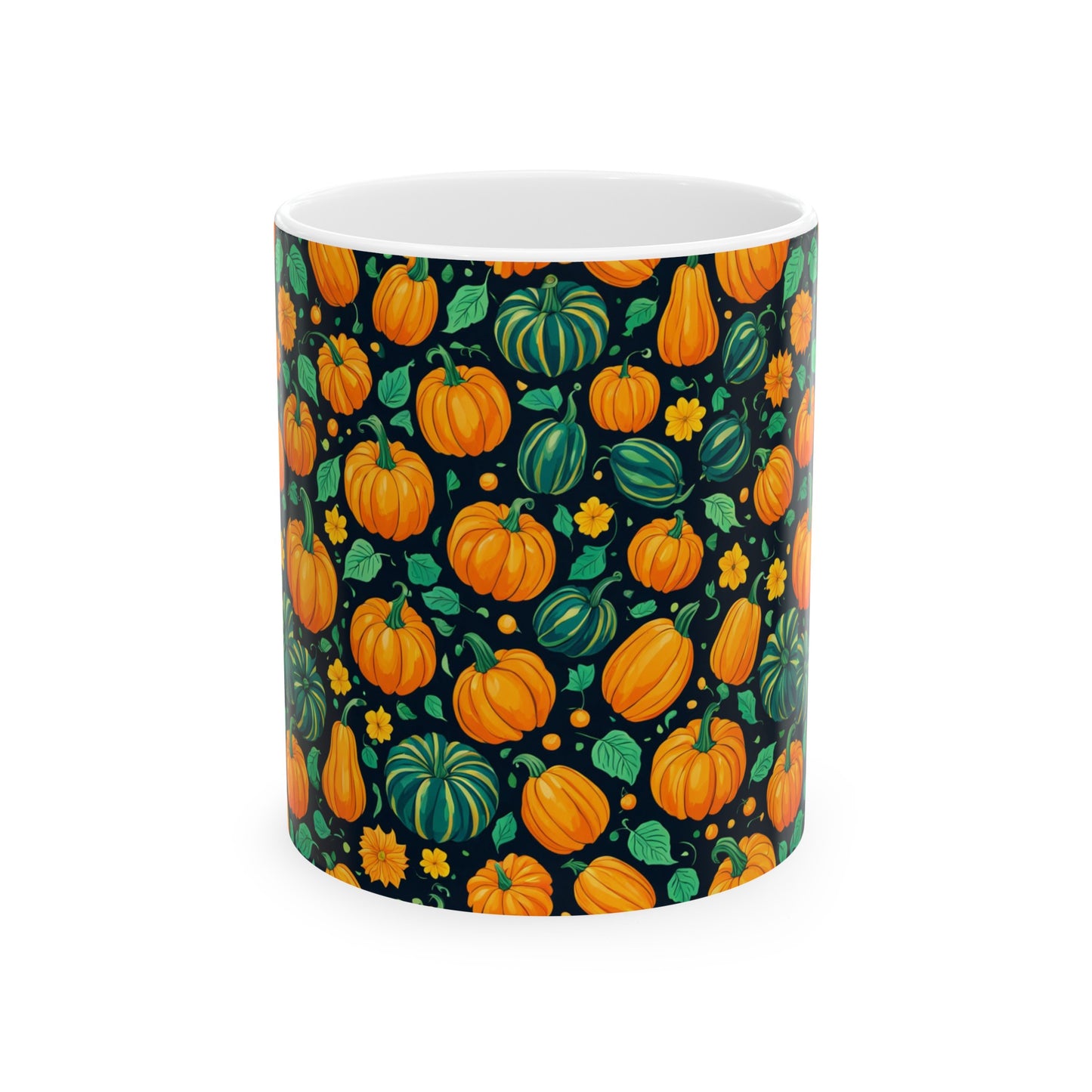 Pumpkin Patch, Ceramic Mug, (11oz) 0$ S&H