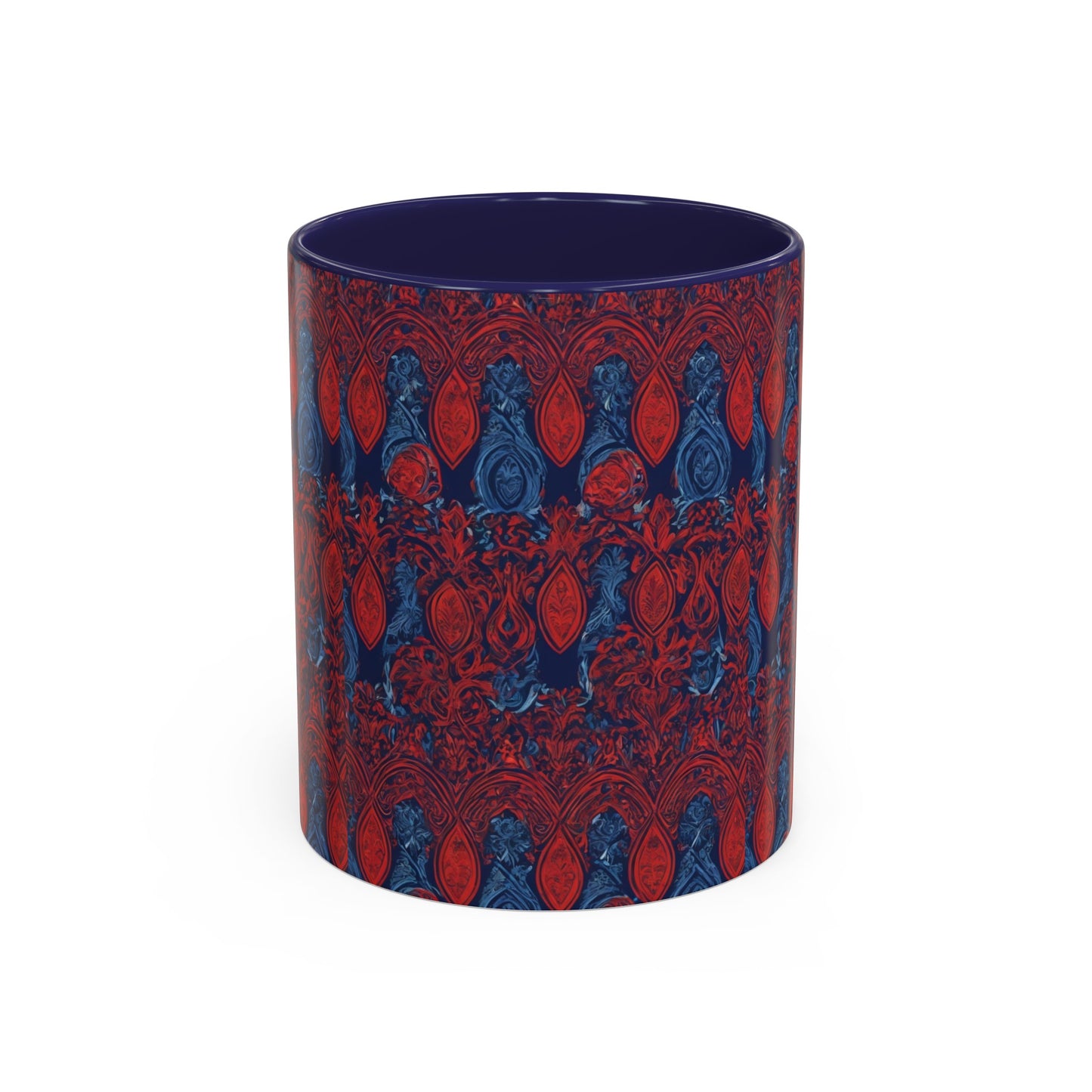 Red/Blue, Accent Coffee Mug (11oz) 0$ S&H