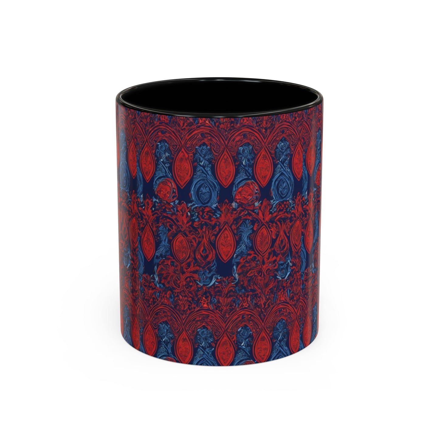 Red/Blue, Accent Coffee Mug (11oz) 0$ S&H